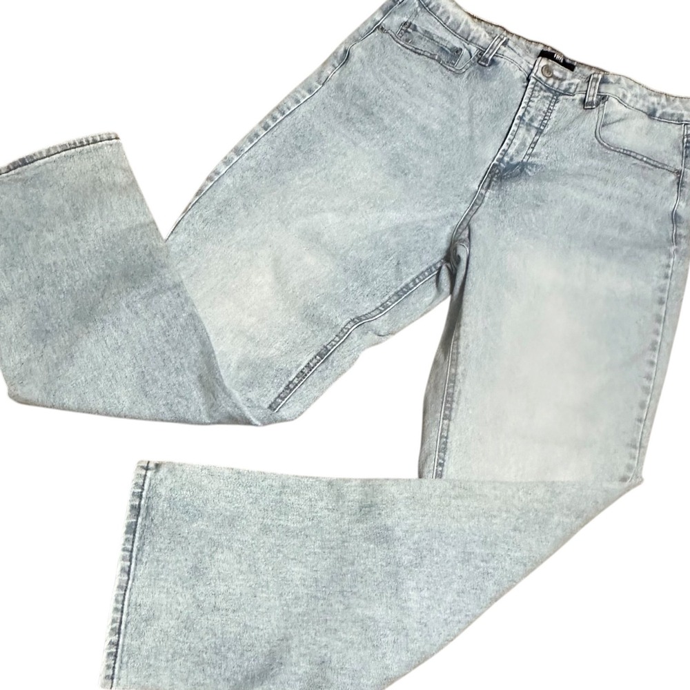 FRYE Jeans Women Size 10/30 Light Wash Excellent High Rise Straight Leg